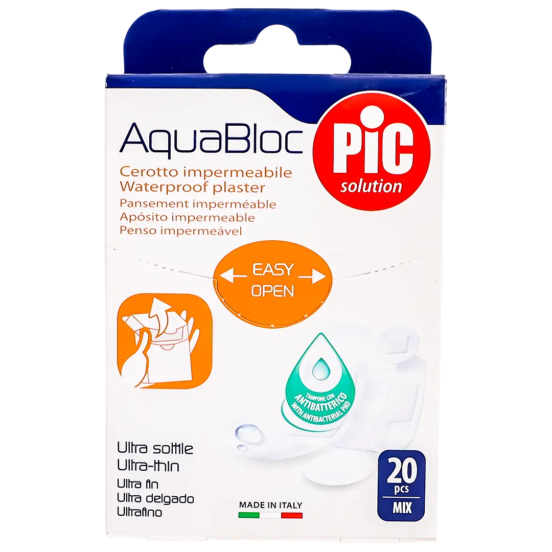 Pic Aquabloc Plaster Assorted 20 Pcs - view 2