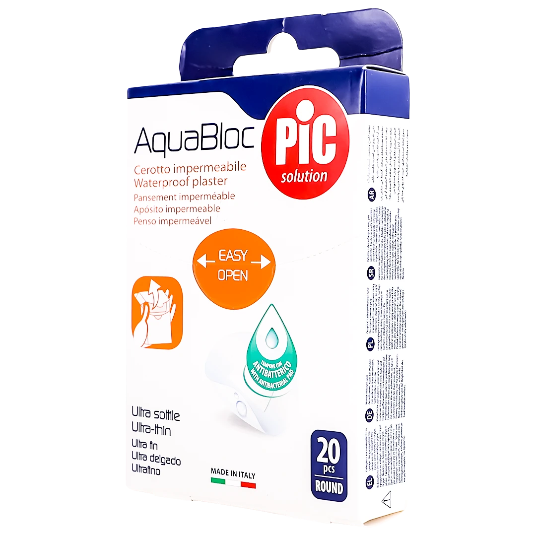 Pic Aquabloc Plaster Rounded 20 Pcs