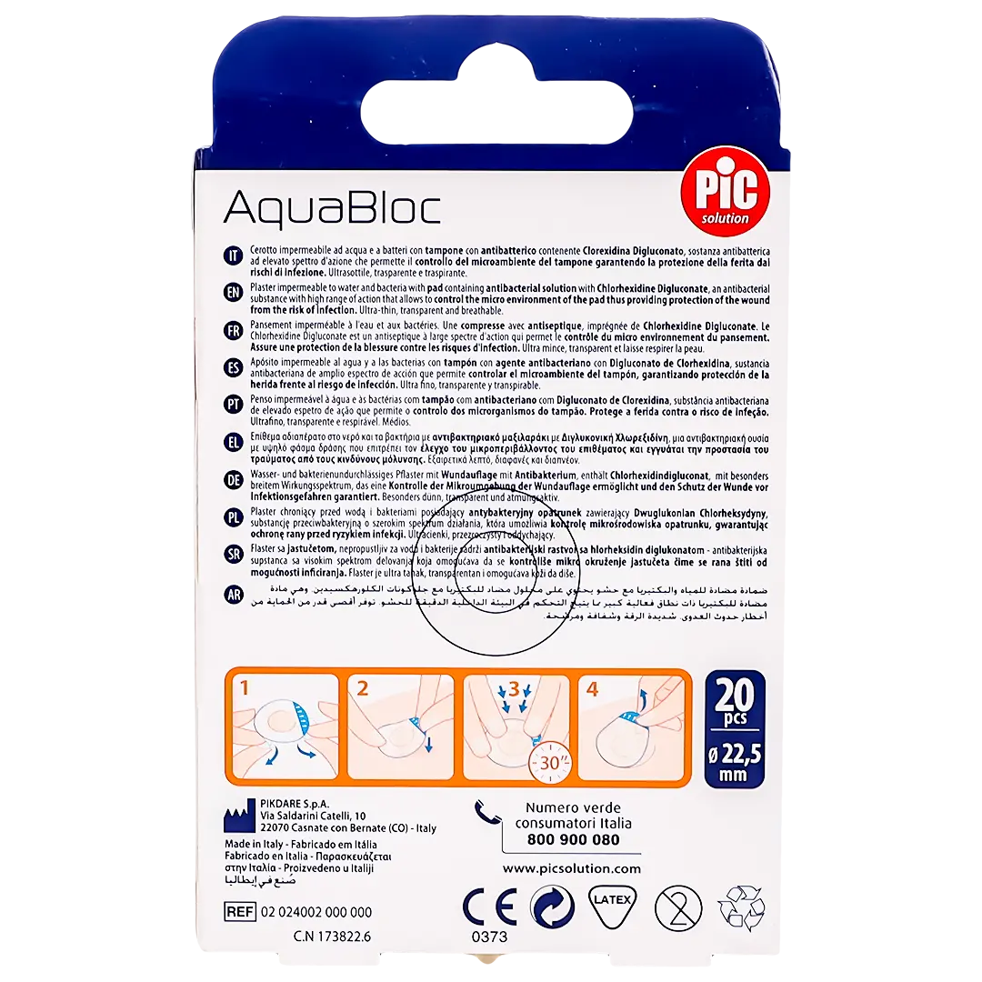 Pic Aquabloc Plaster Rounded 20 Pcs - view 3