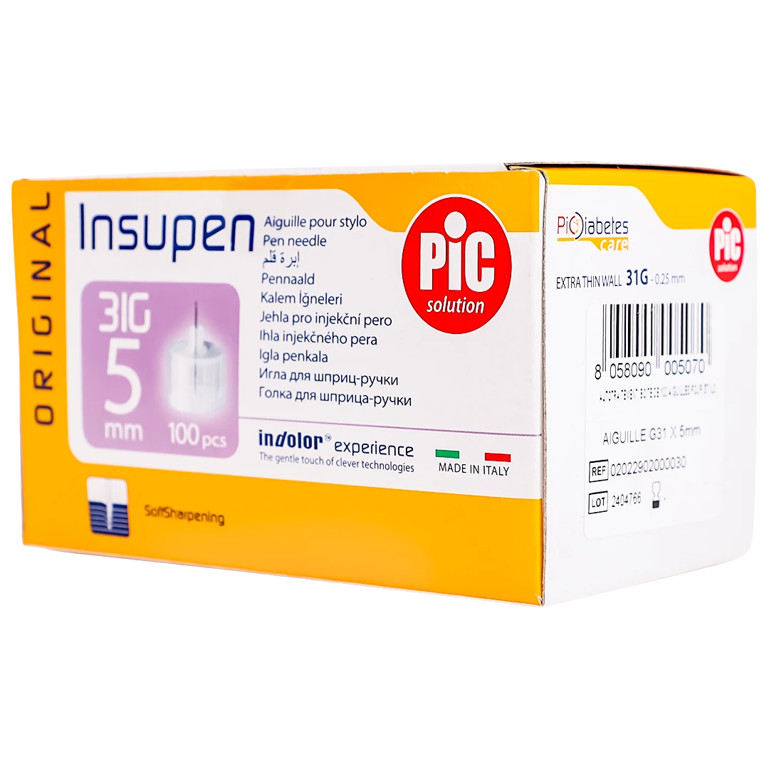 Pic Insupen Pen Needle 5 mm 31 G