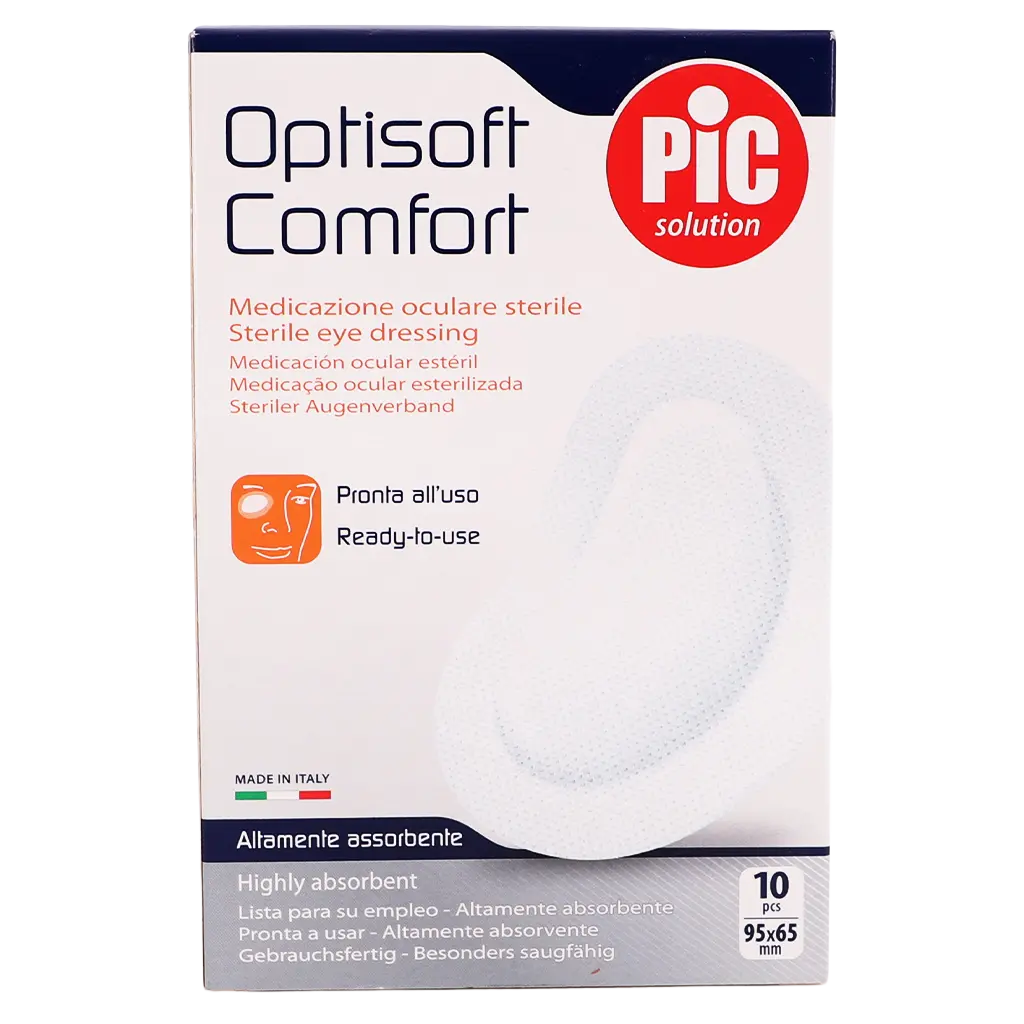 Pic Optisoft Comfort Eye Pad Adhesive Edge 10 Pads - view 3