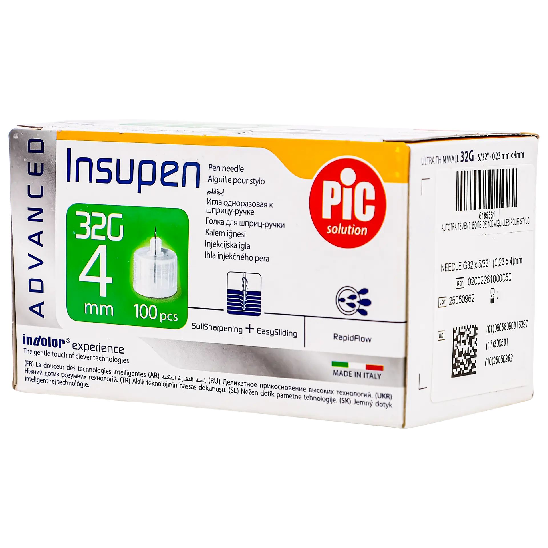Pic Insupen Pen Needle 4 mm 32 G - view 1