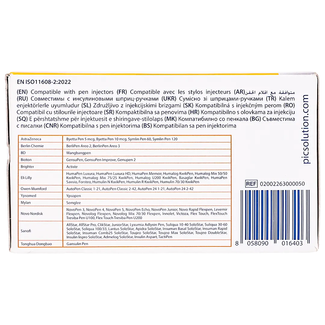 Pic Advanced Insupen Insulin Pen Needle 33 G X 4 Mm 100 Pcs - view 3