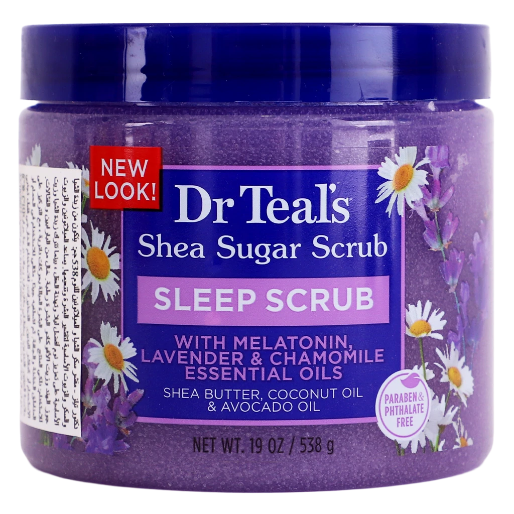 Dr Teal's Shea Sugar Scrub Sleep With Melatonin 538 gm