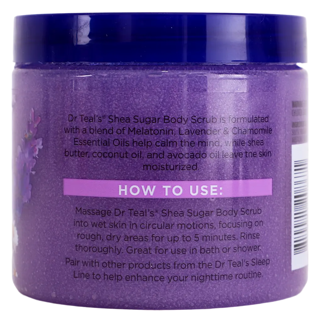 Dr Teal's Shea Sugar Scrub Sleep With Melatonin 538 gm - view 4