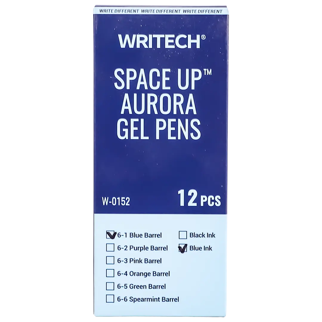 Writech Gel Pen Space Up Aurora Blue 12 pcs - view 2