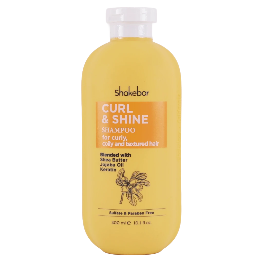 Shakebar Curl Shine Shampoo For Curly Coily And Wavy Hair 300 ml 