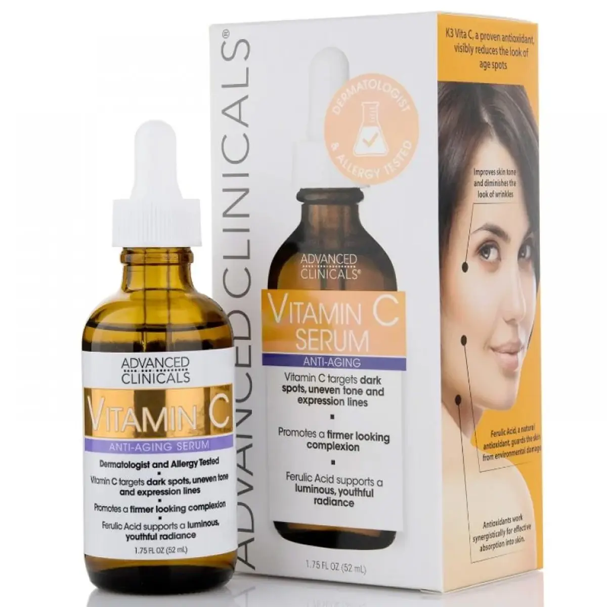 Advanced Clinicals Anti-Aging Vitamin C Serum 52 ml - view 2