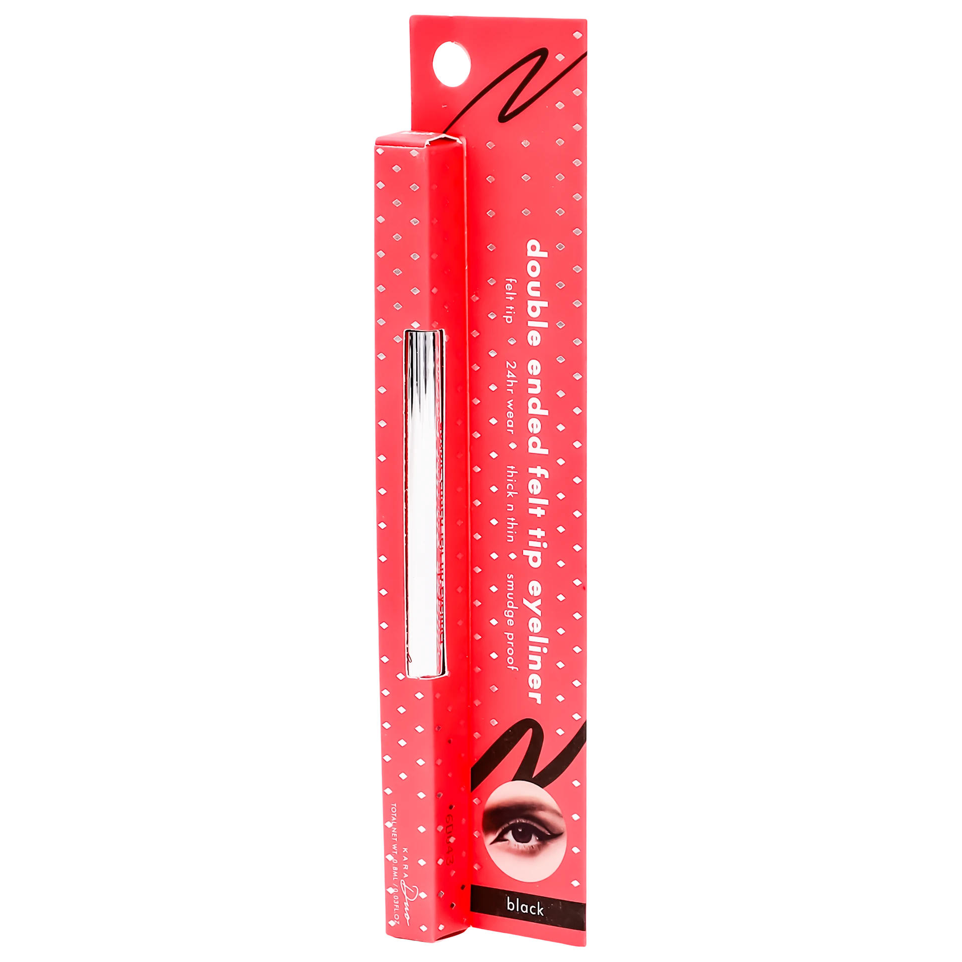 Kara Duo Double Ended Liquid Eyeliner Black
