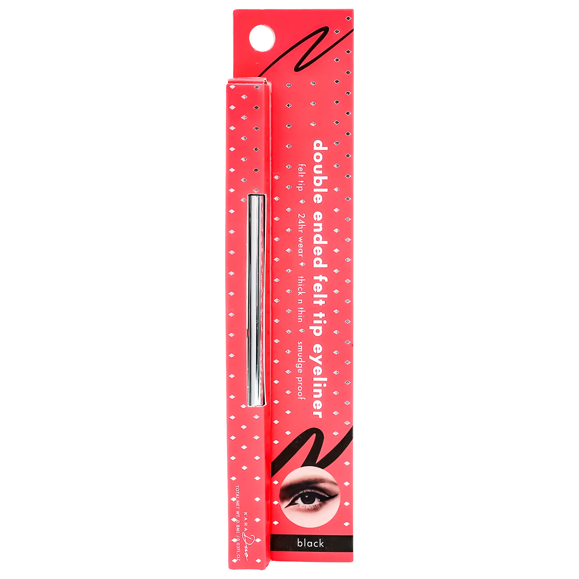 Kara Duo Double Ended Liquid Eyeliner Black - view 2