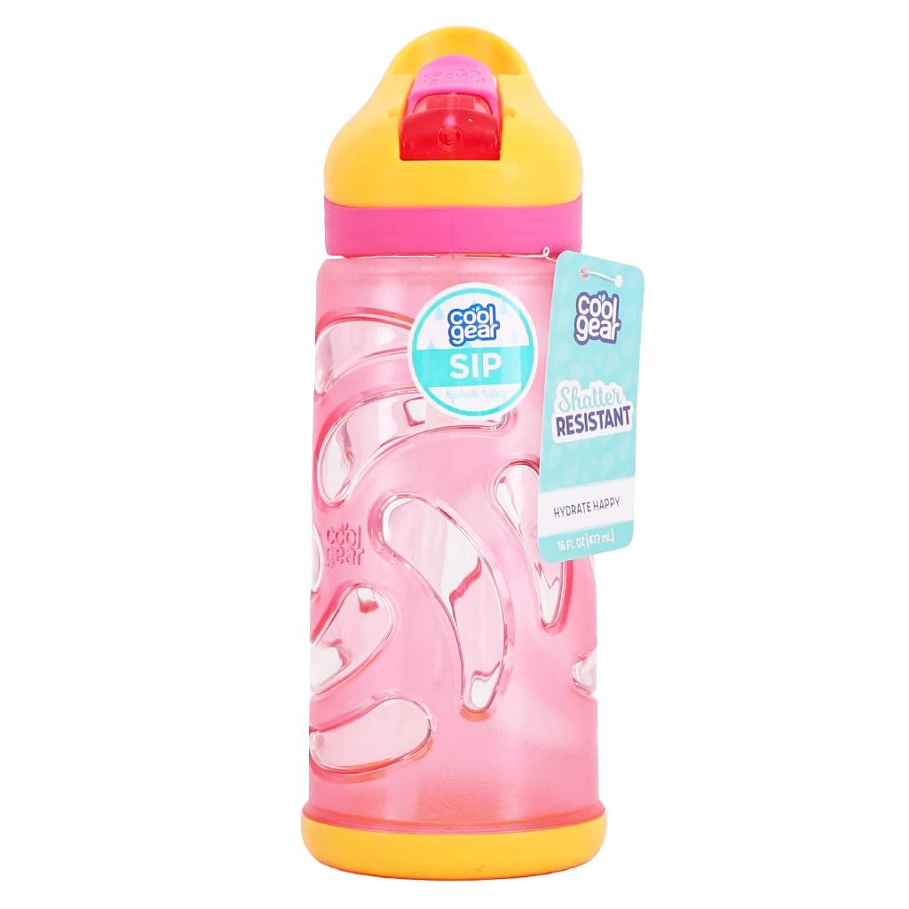 Coolgear Waterbottle Cyclone 16 Oz Pink