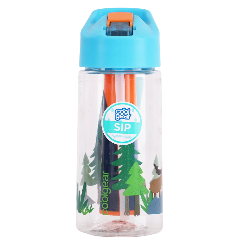 Coolgear Waterbottle Taper 14 Oz Blue