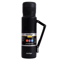 Contigo Stainless Steel Water Bottle 1200 ml Glossy Black