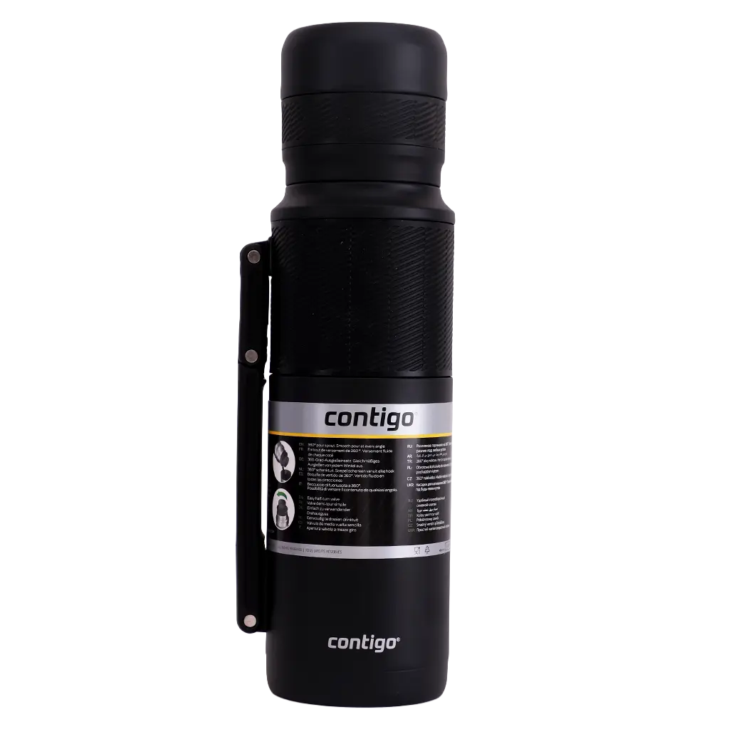 Contigo Stainless Steel Water Bottle 1200 ml Glossy Black - view 2