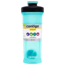 Contigo Protein Shaker Turquoise Color 820 ml