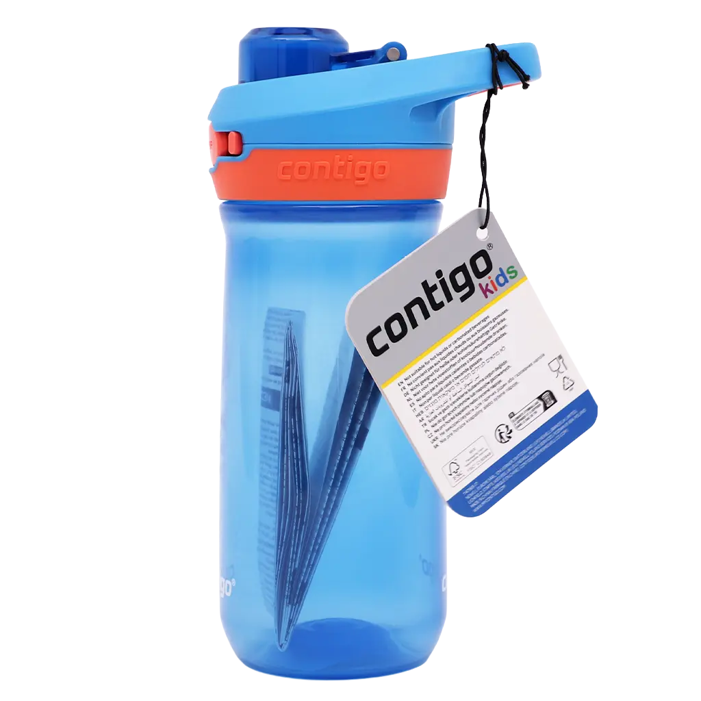 Contigo Kids Water Bottle Clear Blue Color 420 ml - view 4