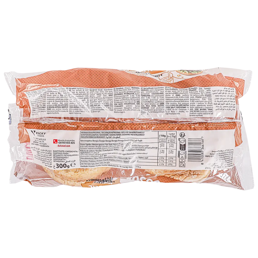 Dulcesol Burger Buns Rustico 300 gm - view 3
