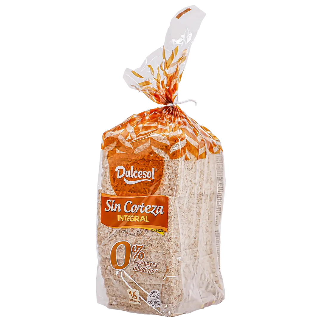 Dulcesol Crustless Whole Wheat Toast 450 gm - view 2