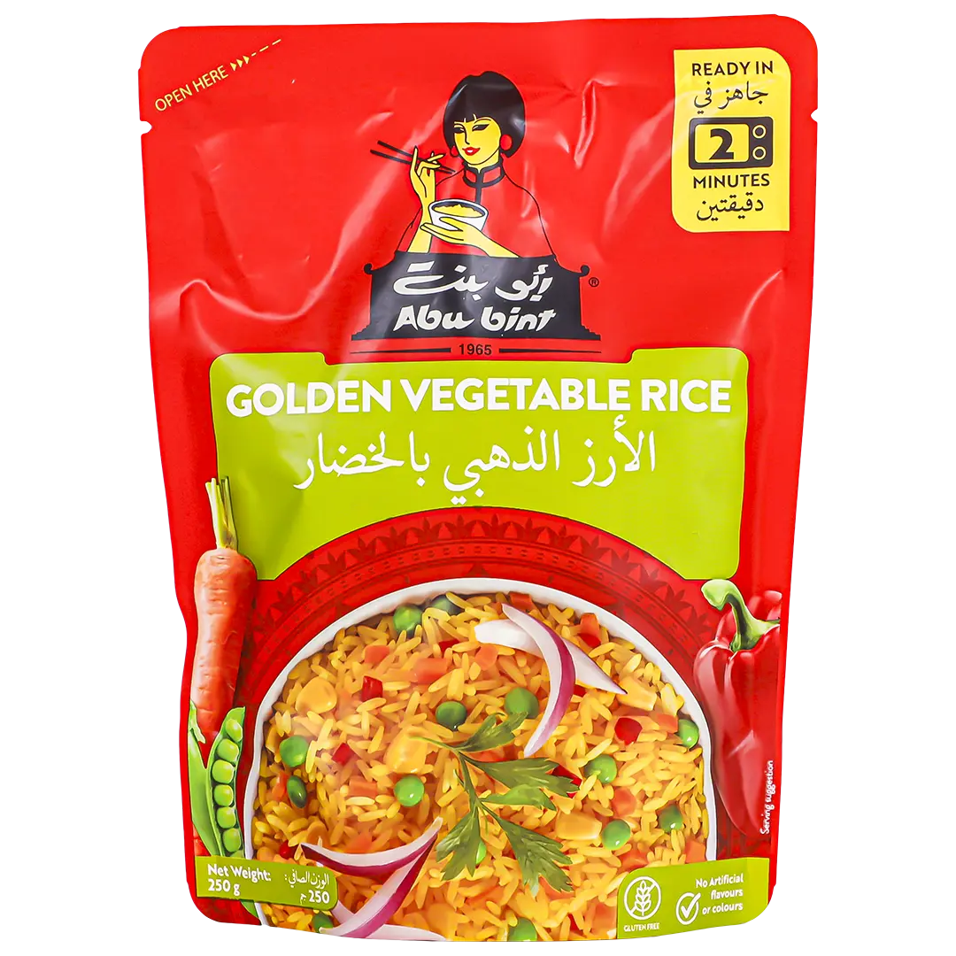 Abu Bint Ready To Eat Golden Vegetable Rice 250 gm - view 1