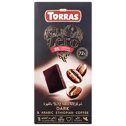 Torras Zero Dark Chocolate with Coffee No Added Sugar 100 gm