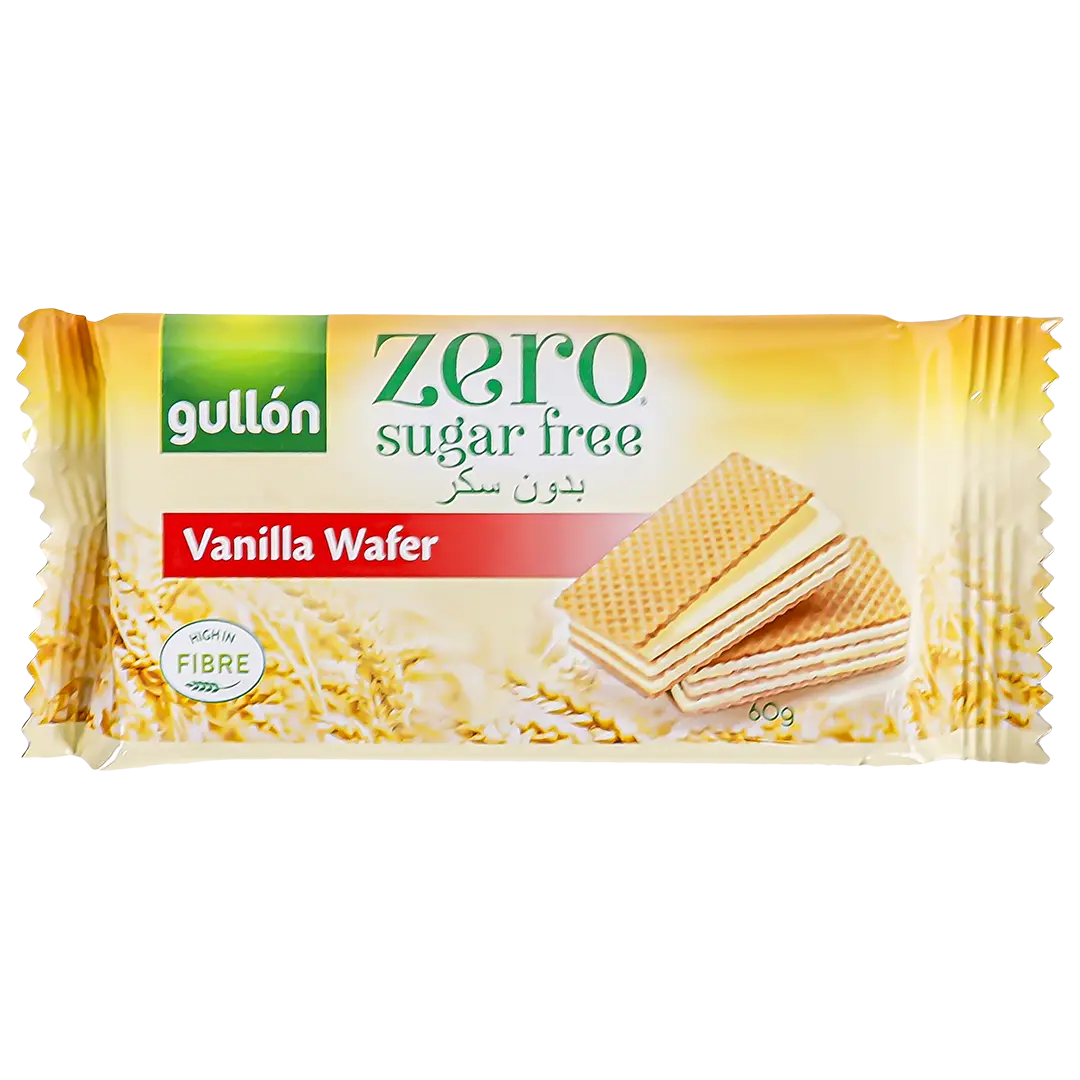 Gullon Zero Wafer with Vanilla No Sugar 60 gm - view 1