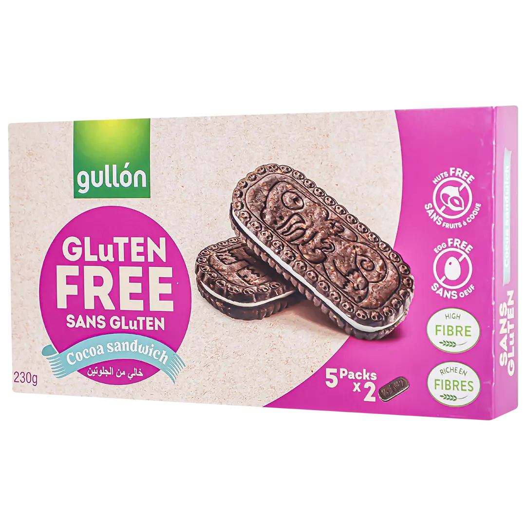 Gullon Chocolate Cookies Gluten-Free 230 gm - view 1