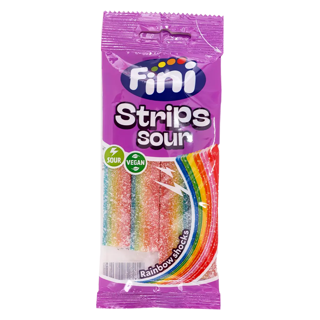 Fini Strips Sour Rainbow 75 gm - view 1