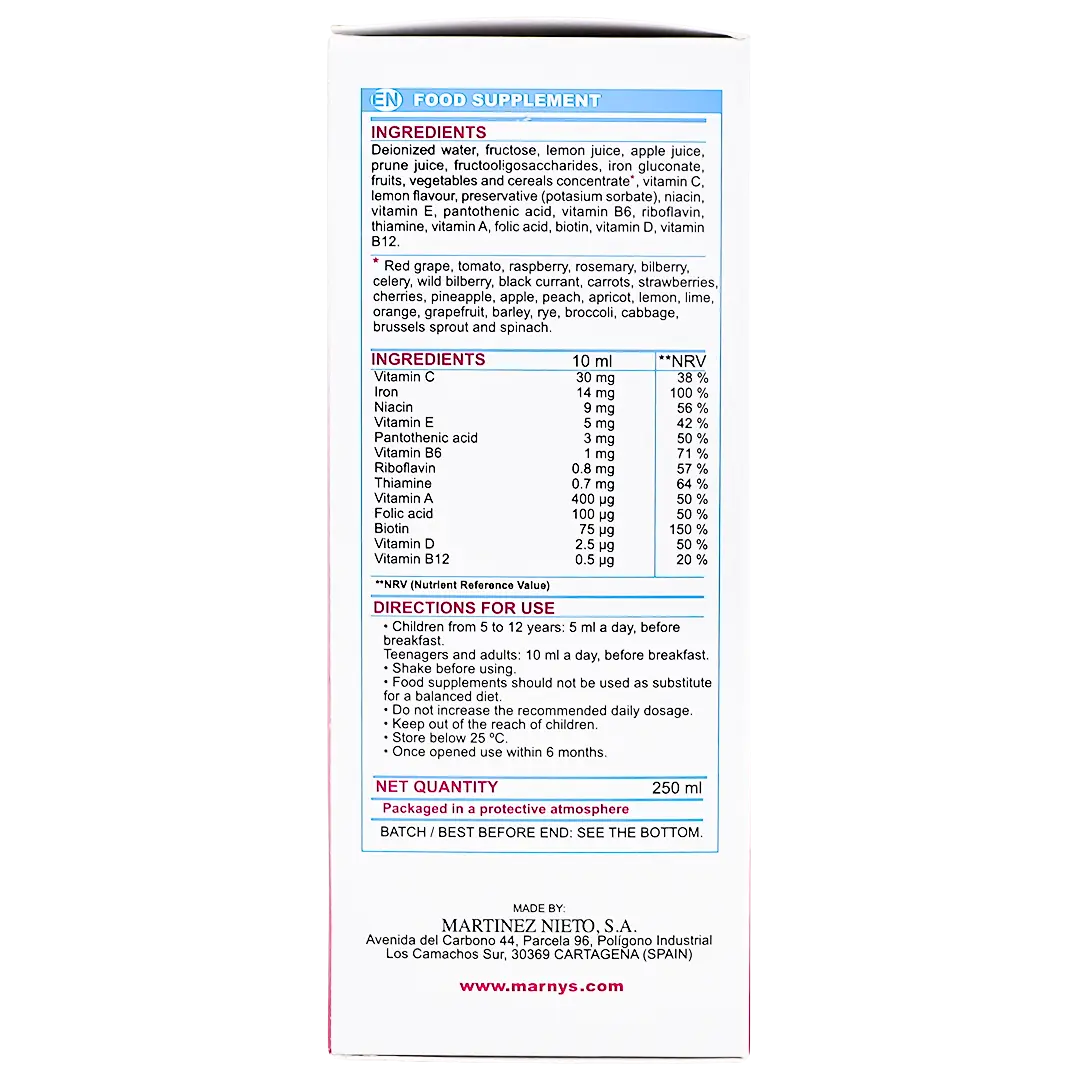 Marnys Ferrobine 250 ml Syrup - view 4