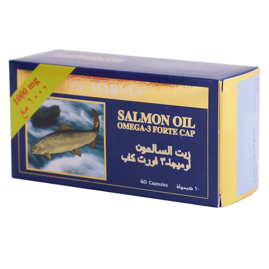 Marnys Salmon Oil Omega 3 Forte 1000 mg 60 Capsules