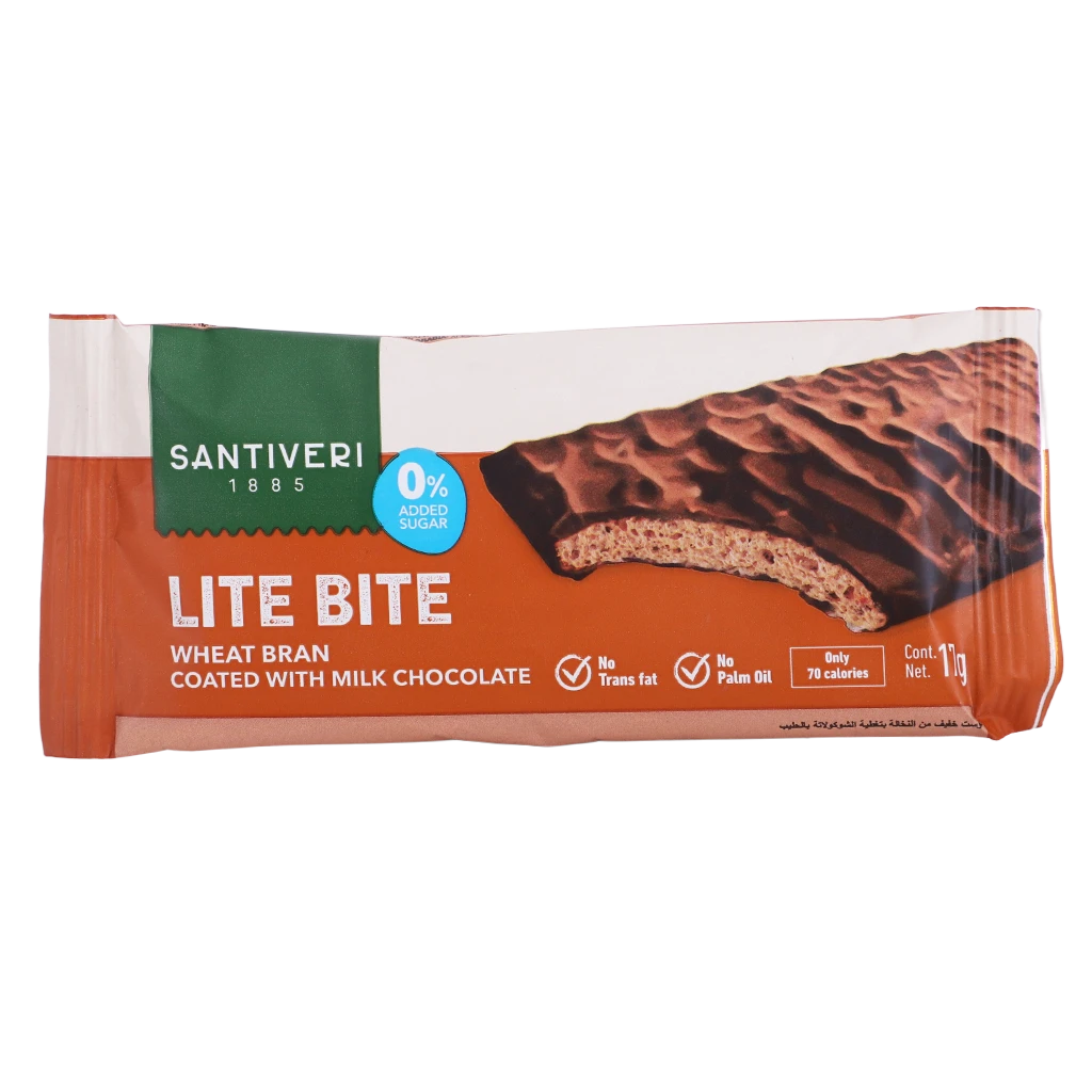 Santiveri Lite Bite Coated With Dark Chocolate No Added Sugar 17 gm