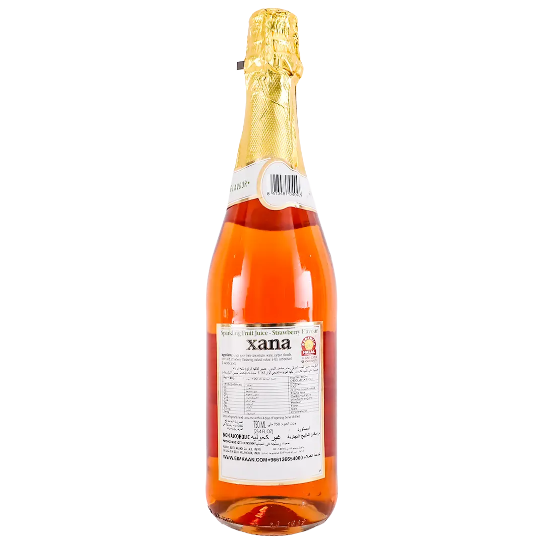 Xana Sparkling Juice No Sugar Strawberry 750 ml - view 2