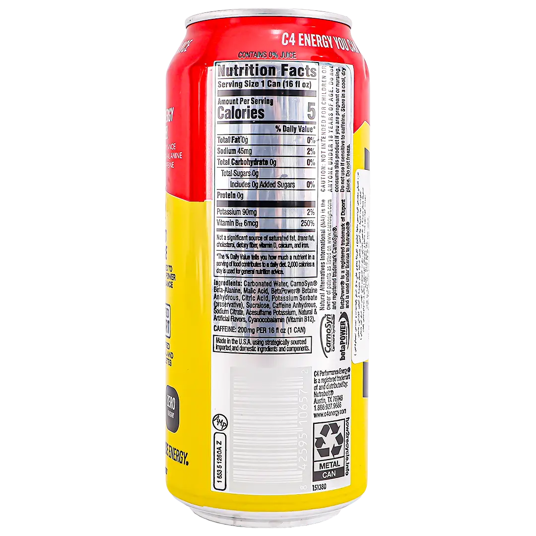 C4 Energy Crb Straw Watermelon 500 ml - view 3