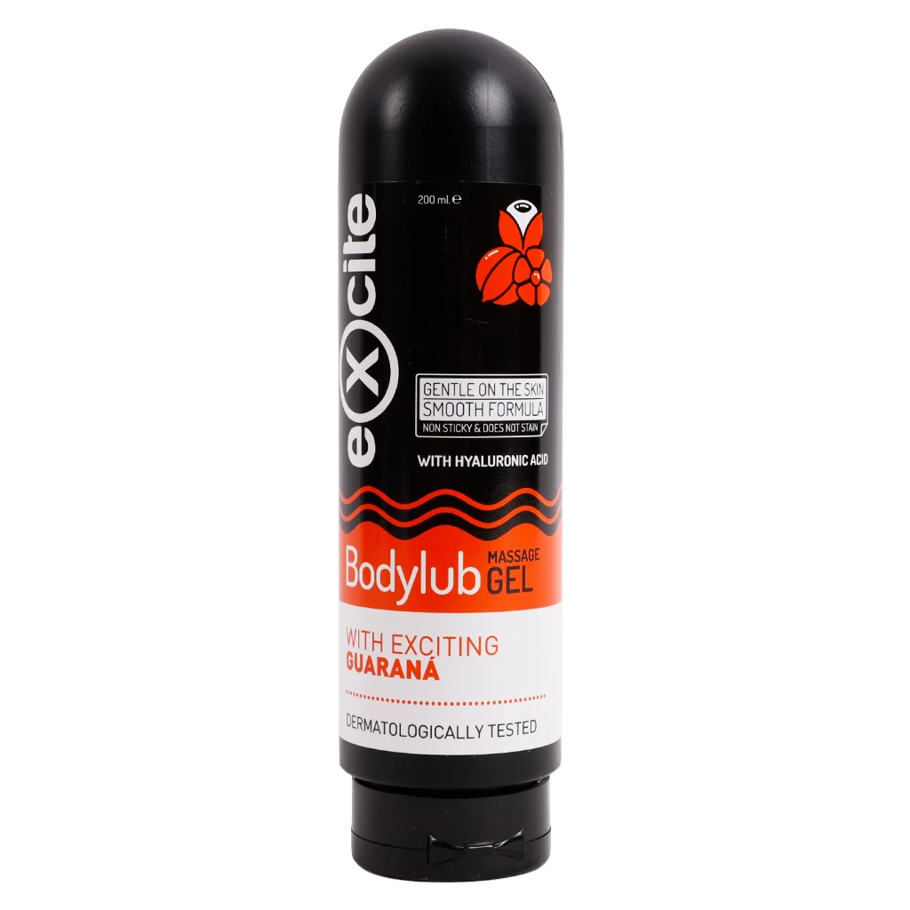 Excite Bodylub Body Massage Lubricant Stimulant Gel With Guarana 200 ml