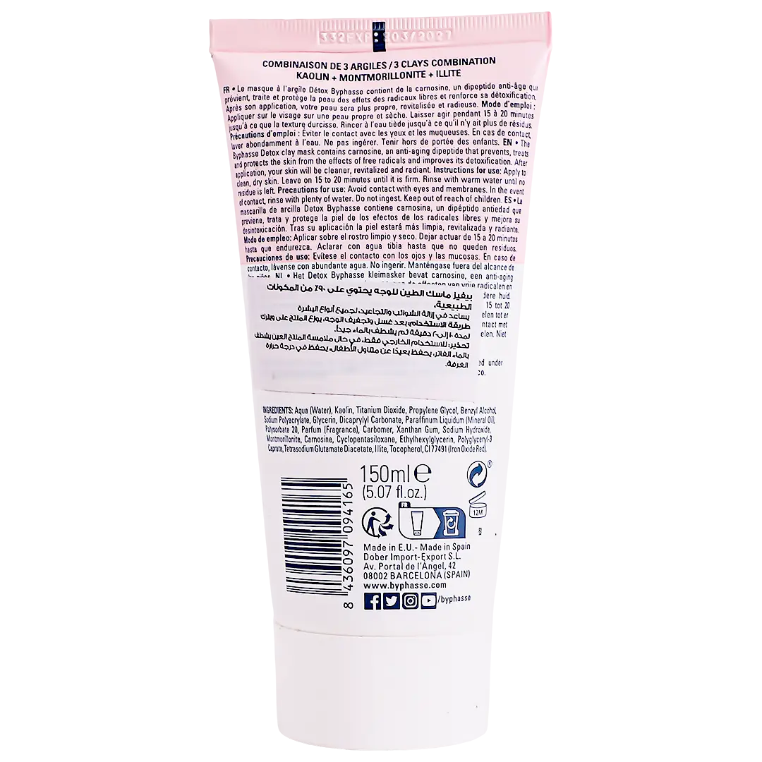 Byphasse Detox Clay Mask All Skin Types 150 ml - view 2