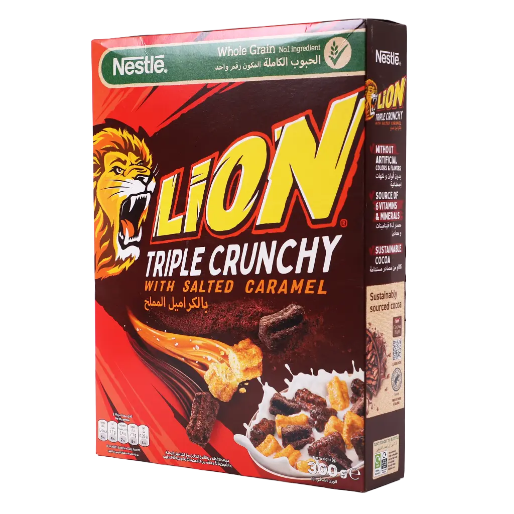 Lion Triple Crunshy With Salted Caramel 300 gm - view 1