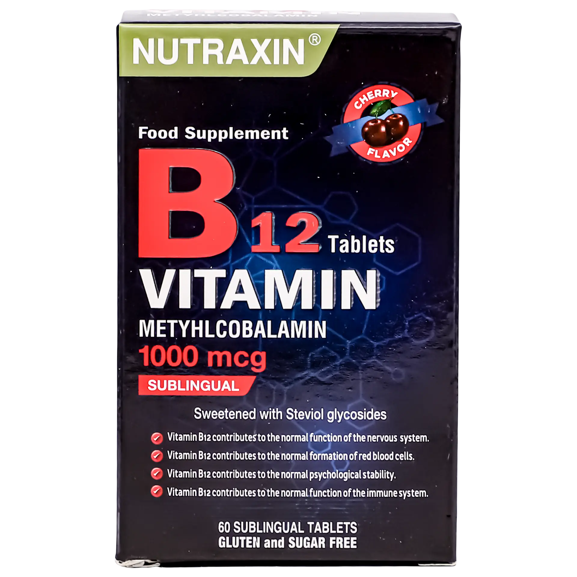 Nutraxin Vitamin B12 60 sublingual Tabs  - view 4