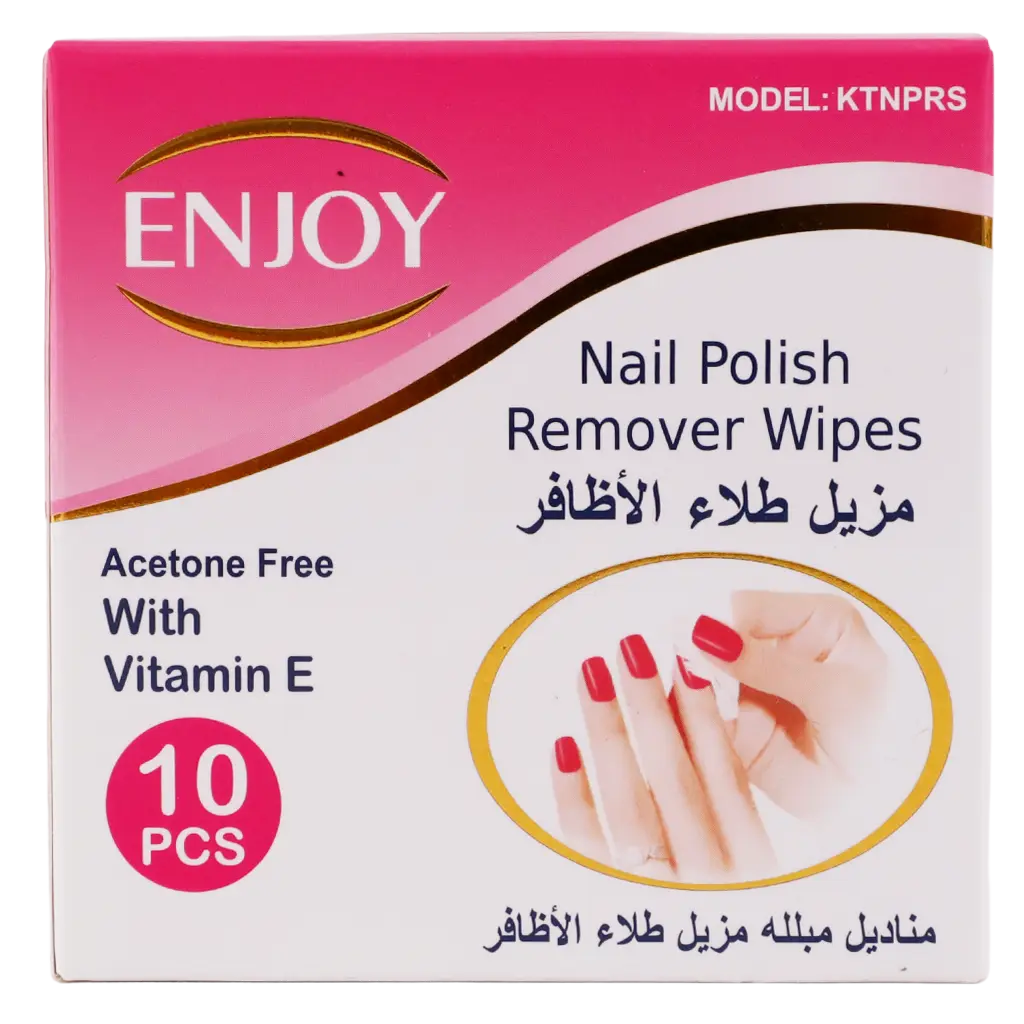 Enjoy Acetone Nail Polish Remover Wipes 10 pcs - view 2