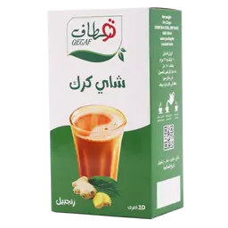 Qetaf Karak Tea Ginger 10 Sachets 22 gm