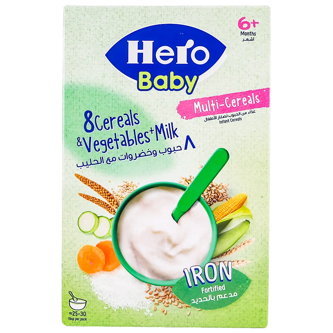 Hero Baby 8 Cereals & VeGmetables + Milk 150Gm - view 2