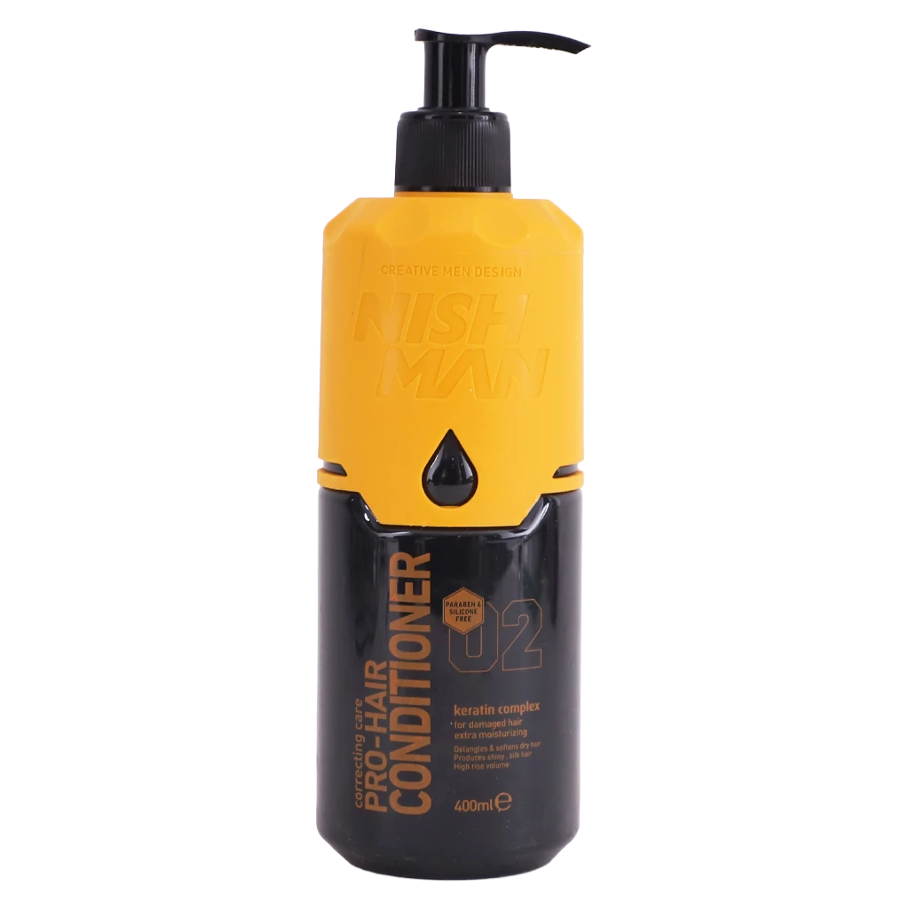 Nishman Professional Hair Conditioner 02 Salt Paraben Free 400 ml