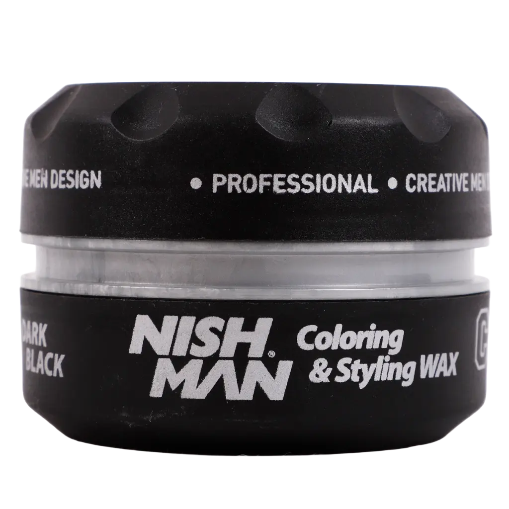 Nishman Hair Premium Coloring Wax C3 Dark Black 100 ml - view 1