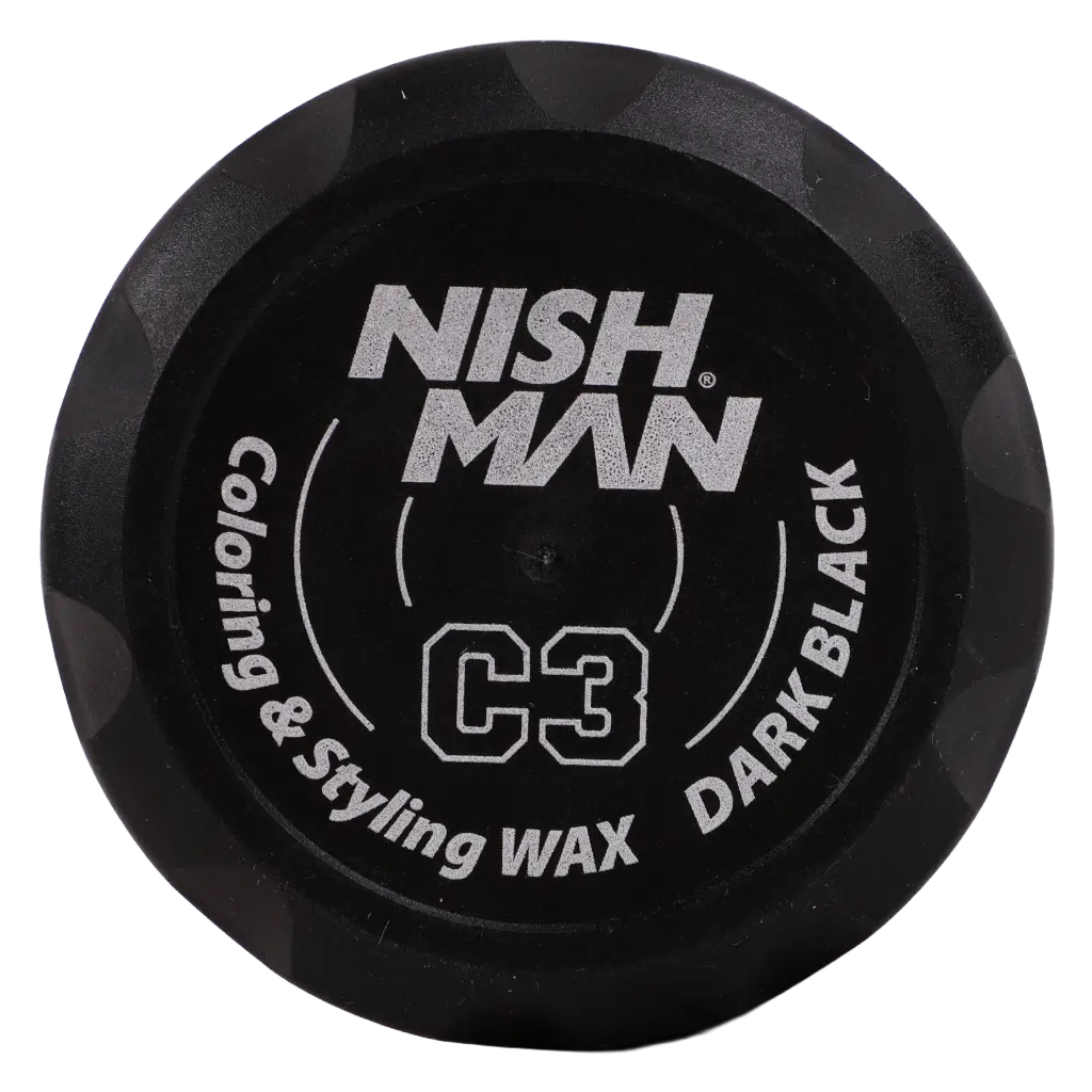 Nishman Hair Premium Coloring Wax C3 Dark Black 100 ml - view 2