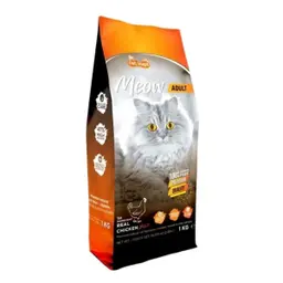 Pet Steps Meow Adult Cat Food Chicken 1 kg
