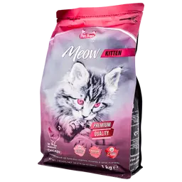 Pet Steps Meow Kitten Cat Food Chicken 1 kg