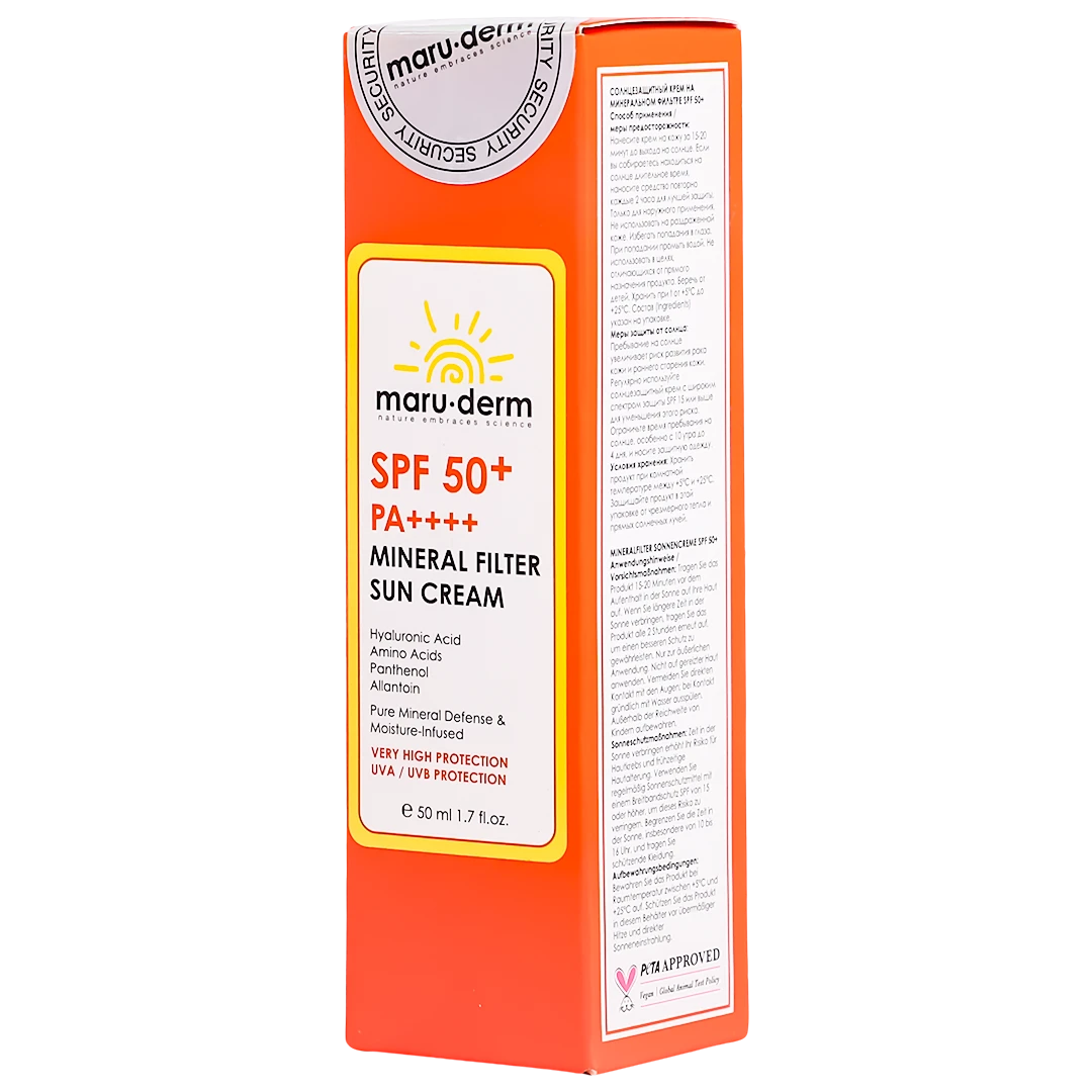 Maruderm SPF 50+ Mineral Filter Sun Cream 50 ml