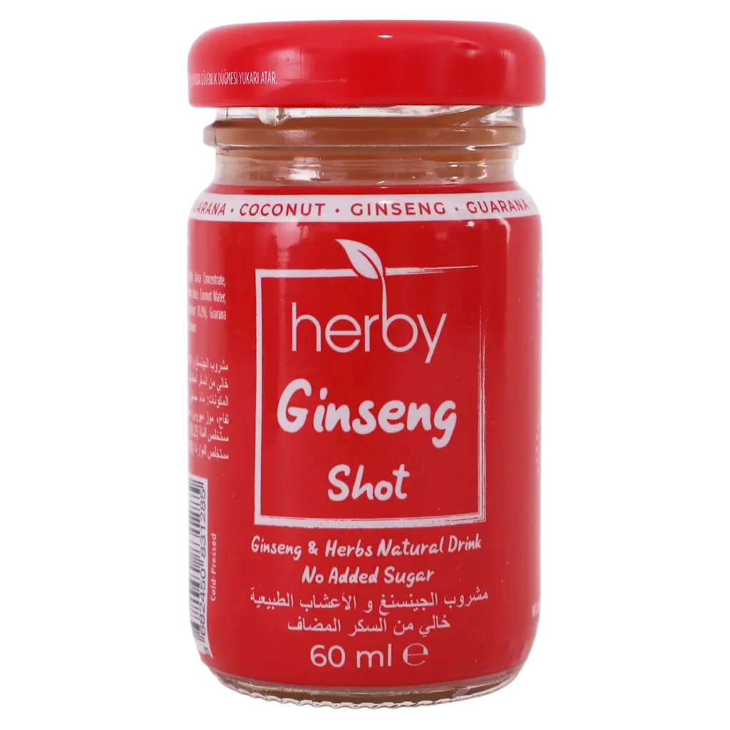 Herby Shot Ginseng Ginseng and Natural Herbs Drink without Added Sugar 60 ml - view 1