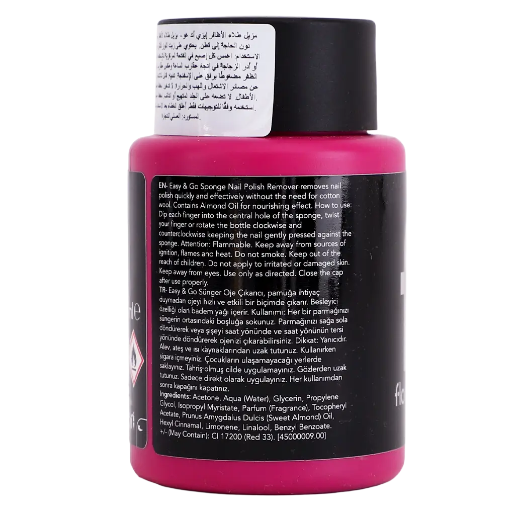 Flormar Easy Go Sponge Nail Polish Remover 75 ml - view 3