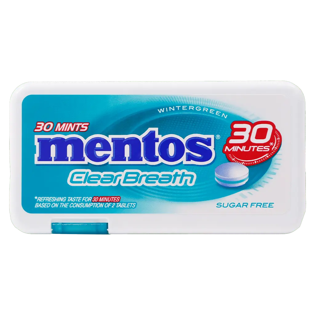 Mentos Mints Candy Clear Breath Winter green 30 pcs - view 1