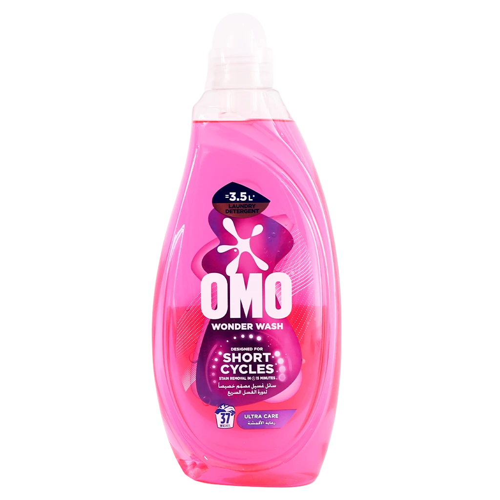 Omo Wonder Wash Liquid Laundry Detergent  Ultra Care 1480 ml