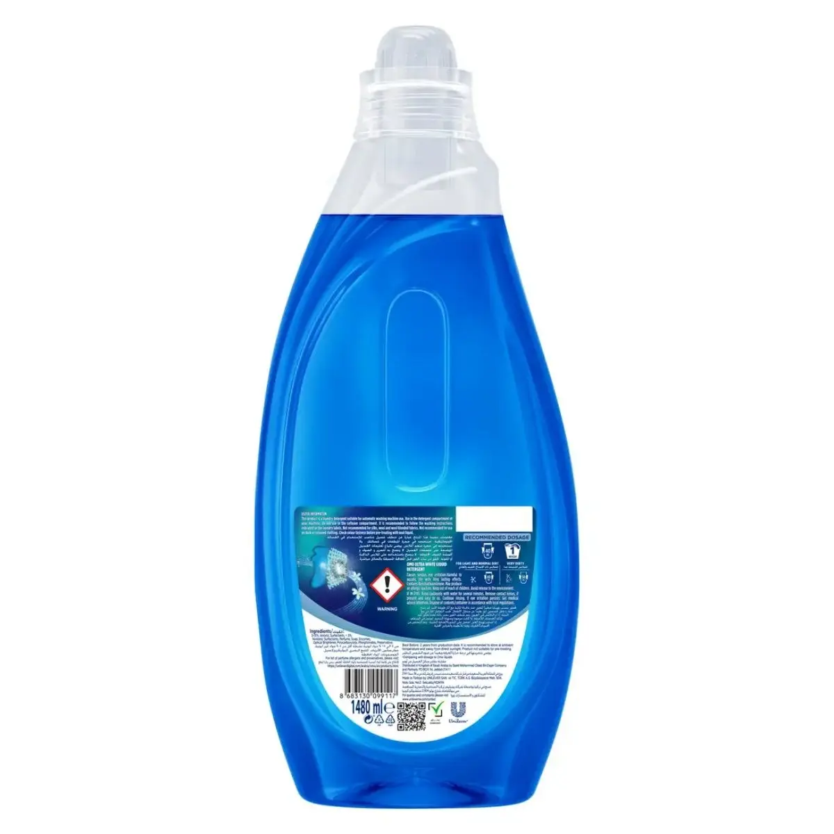 Omo Wonder Wash Liquid Laundry Detergent Ultra White 1480 ml - view 2